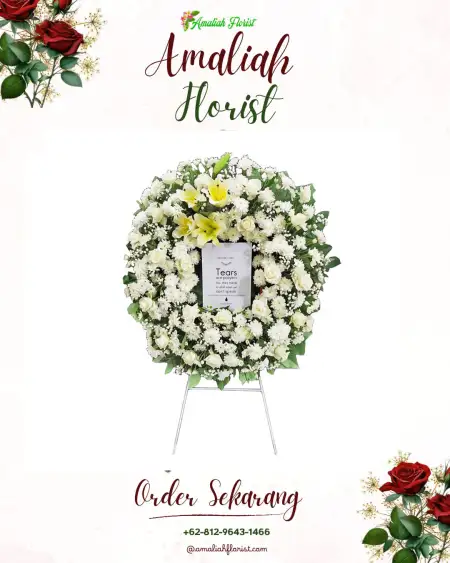 Krans Bunga Duka Kalirong